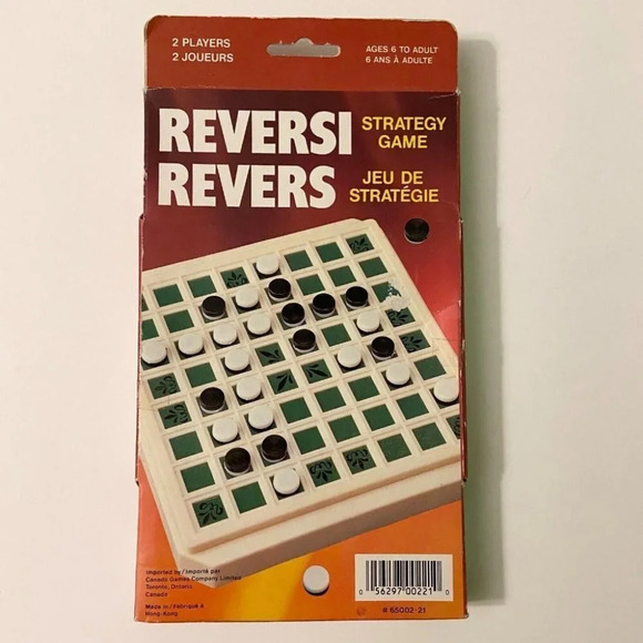 Vintage Reversi Strategy Game Canada Games Company Made in  Hong Kong - Picture 9 of 11